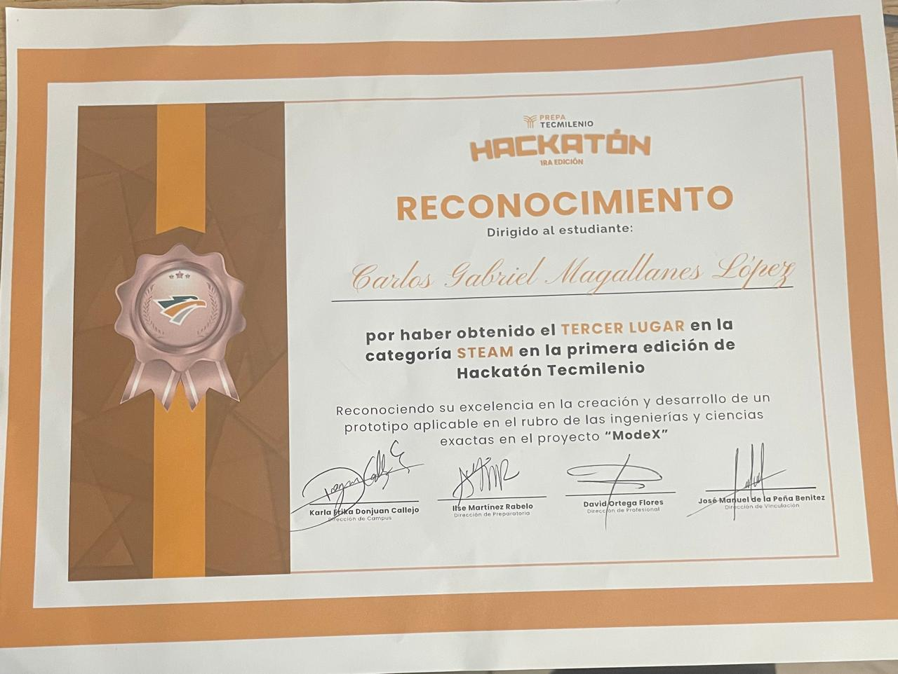 Premio del Hackathon